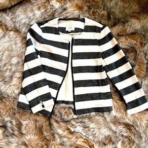 Loft casual zipper blazer